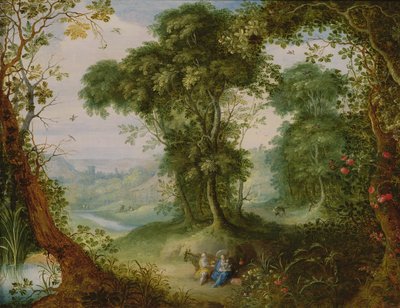Rest on the Flight to Egypt by Jasper van der Laanen
